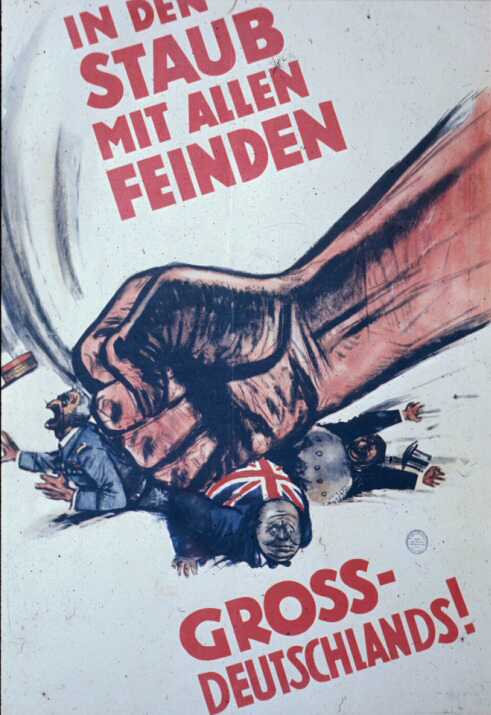 Nazi crushing churchill